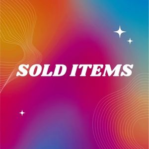 All Items Past Here Are Sold